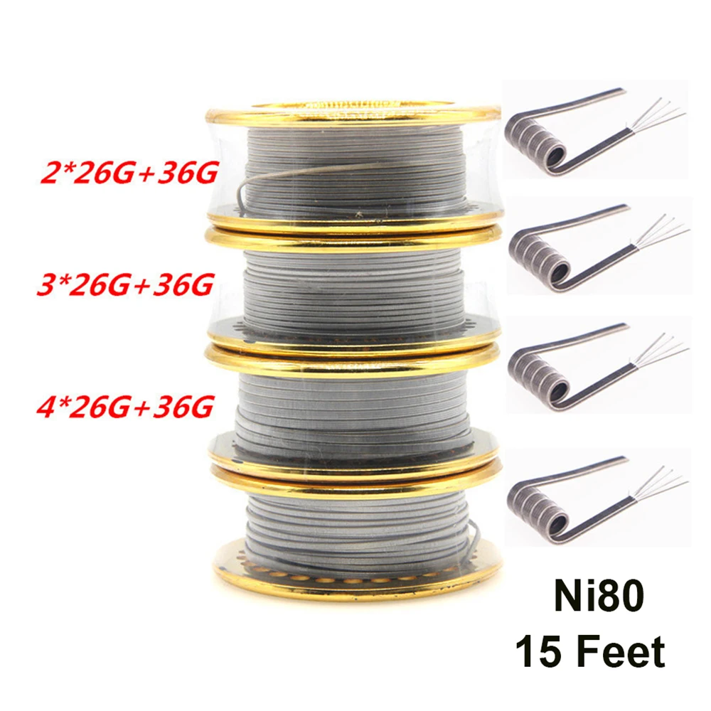 Ni80 Wire Clapton Fused Double - Clapton Wire Pre Built review and price