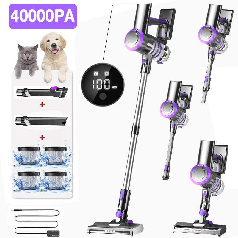 40Kpa Vacuum Cleaner for Home  - Battery Case Storage review and price