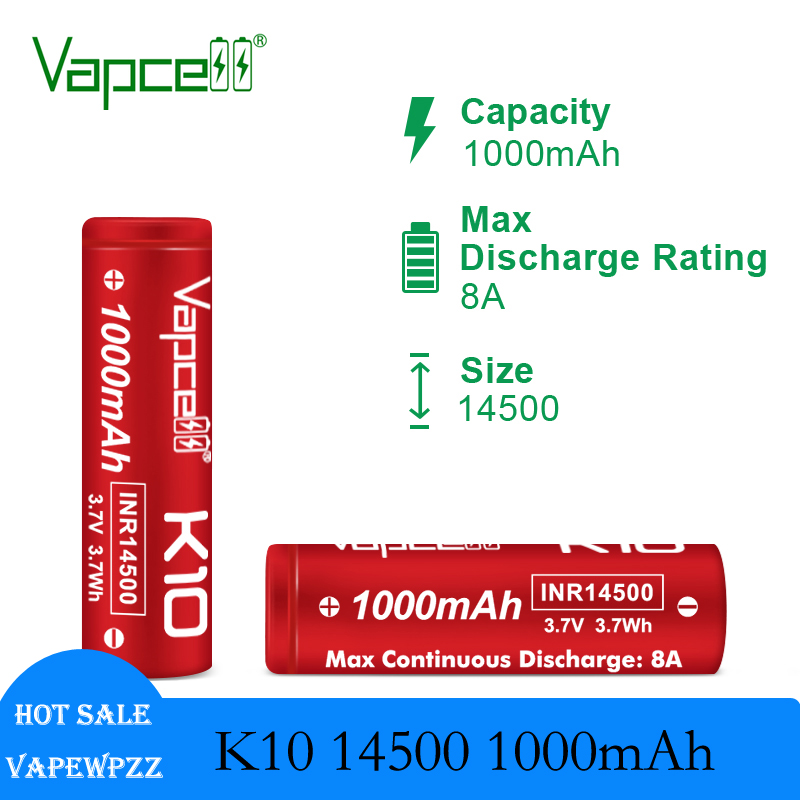 1-20PCS Original Vapcell K10 1 - Vape Battery 18650 review and price