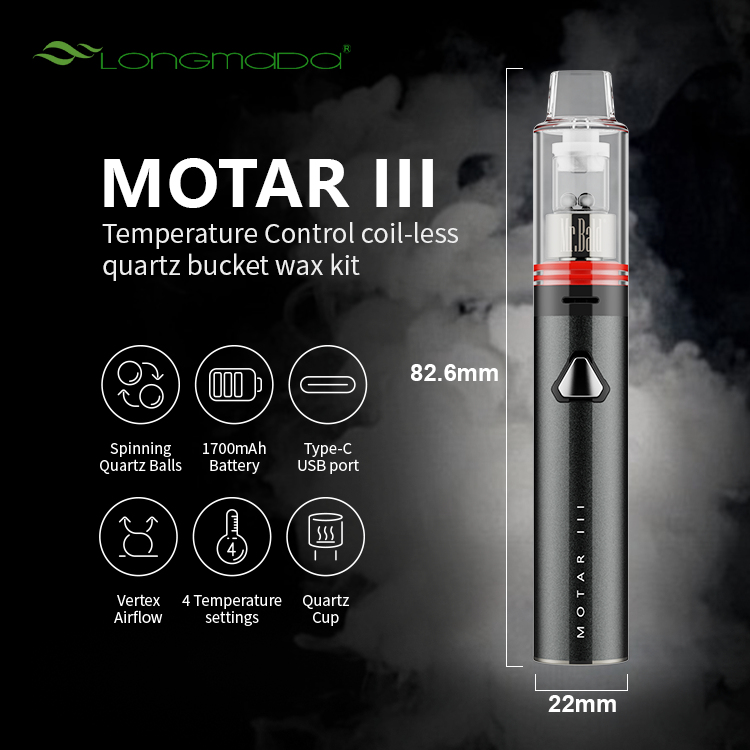 Longmada Motar III 3 Wax Pen K - Vaping Area review and price