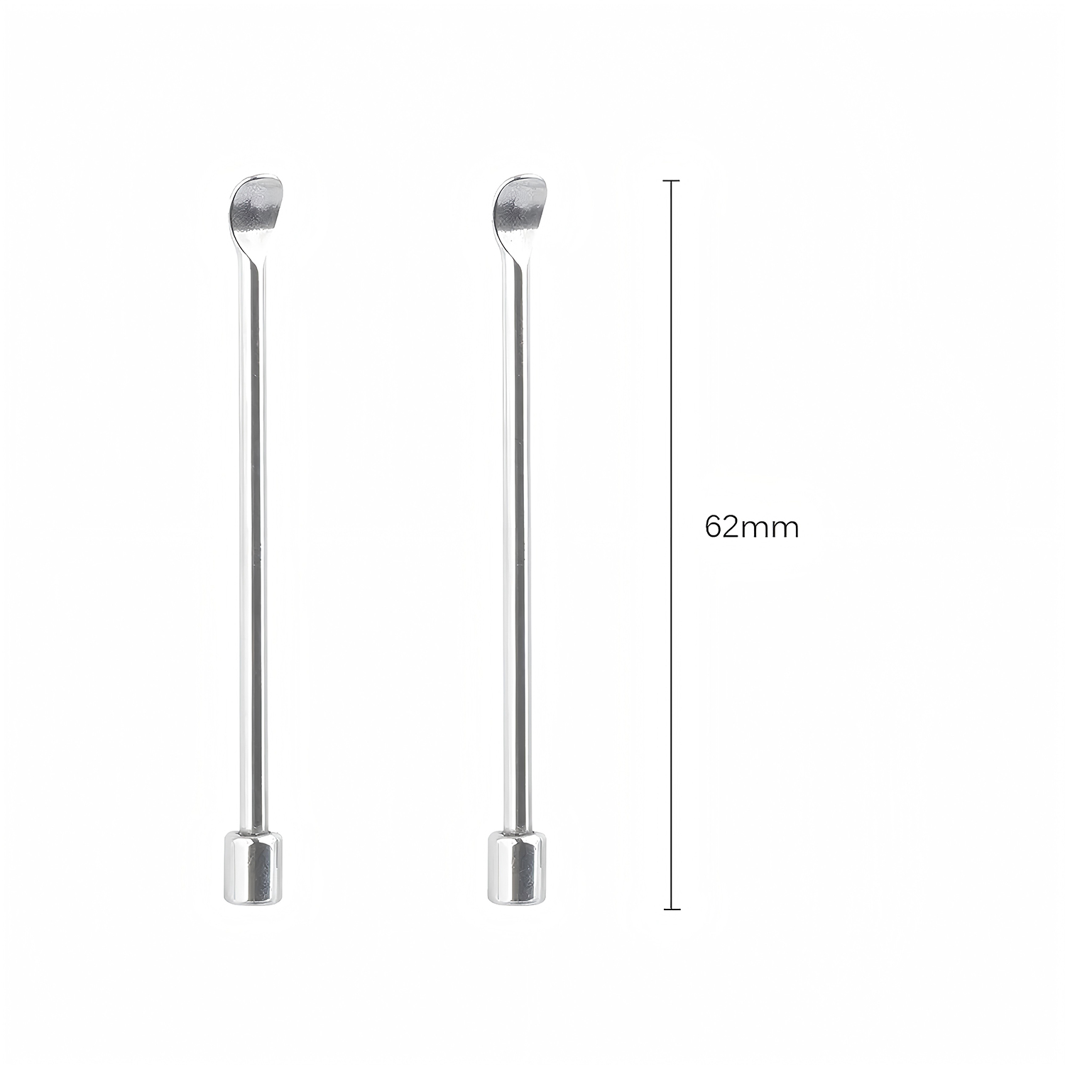 2Pcs 6cm Stainless Steel Mini  - Vaping Goods review and price