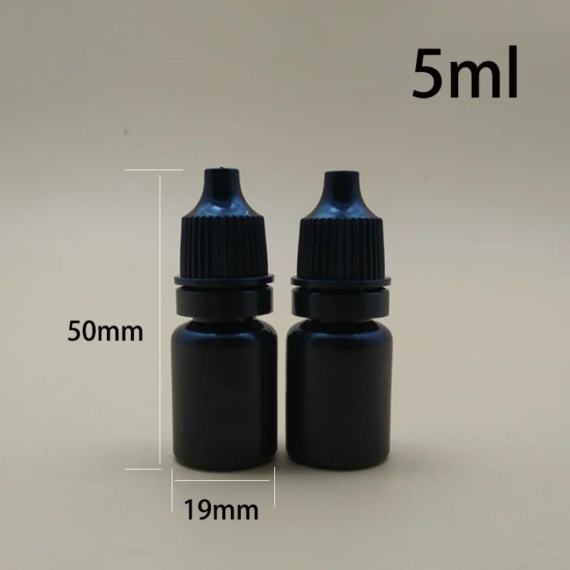 Black 5ml 10ml Cosmetic Liquid - Juice Bottle Dropper review and price