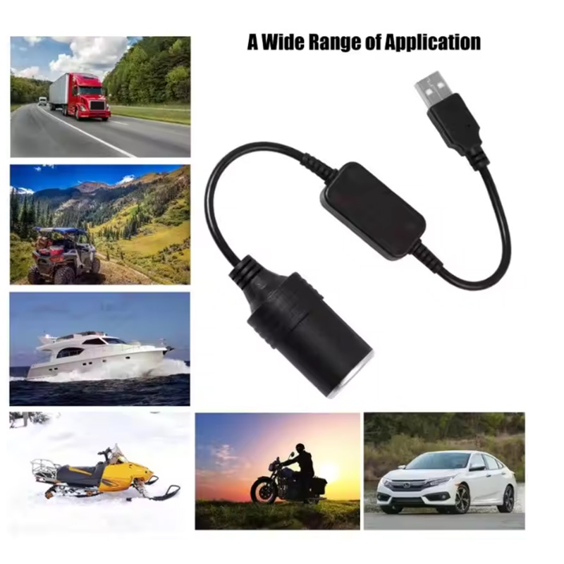 1pc 5V 2A USB To 12V Cigarette - Vape Accessory review and price