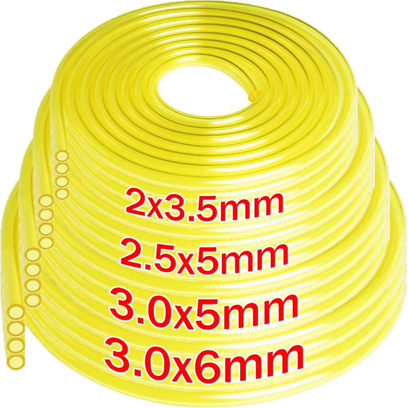 Yellow Fuel Line Hose Set 2x3. - Weed Vaping Accessories review and price
