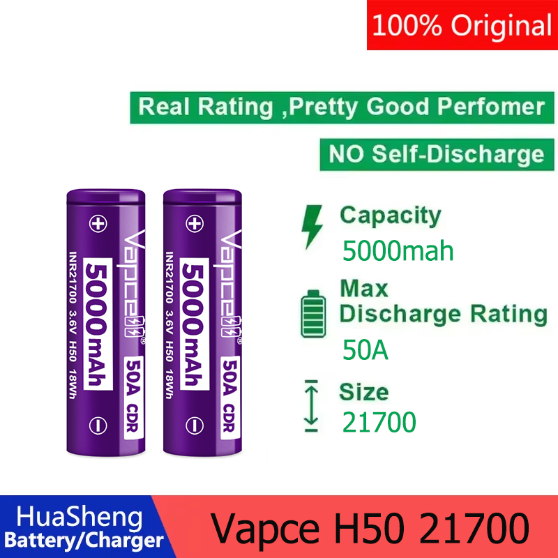 Newest Released Vapcell H50 IN - Vape Battery 18650 review and price
