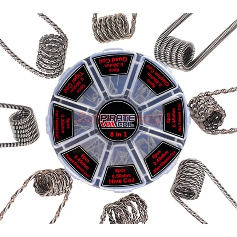 Original Pirate Ni80 8 in 1 Pr - Clapton Wire Pre Built review and price