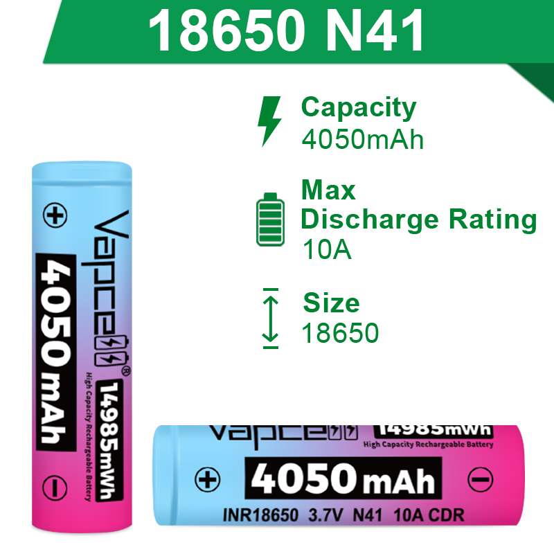 New Rainbow 18650 Battery Vapc - Vape Battery 18650 review and price