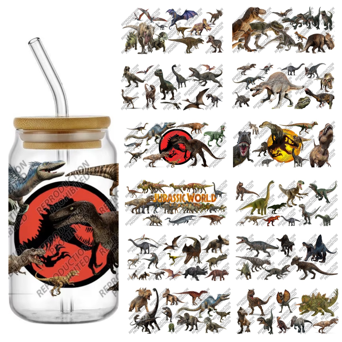 Popular Dinosaur World Design  - Rdta Tank Glass review and price